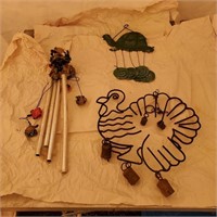 Wind Chimes - Turtles and Turkey
