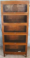 HALE 5 STACK MAHOGANY LAWYER/BARRISTER BOOKCASE