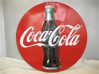 Coca Cola Nostalgia Embossed Metal Sign