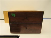 Wooden 2 Drawer Desk or Nightstand Cabnit