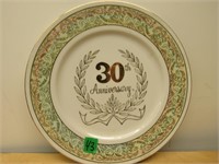 30th Anniversary Plate