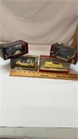 Four Die-Cast 1/43 Scale Cars