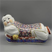 VINTAGE CHINESE HEAD REST PILLOW CERAMIC HAND