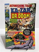 Astonishing Tales #1 Kazar & Dr. Doom Aug 1970