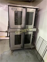 Garland Dbl Stack Gas Convection oven on Wheels