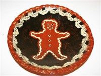 Nice 2000 Ned Foltz Redware Gingerbread Man