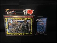 GI Joe vs. Cobra x2 Decks of Cards/Tin & Puzzle