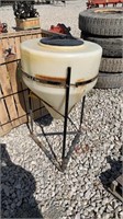 Chemical inductor. 30 gallon with stand