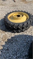 Delta 9.5-36 tires on 9 bolt wheels