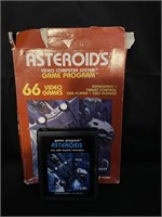 Atari Asteroids Game and Box