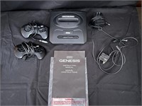 Original Sega Genesis, manual & 2 controllers