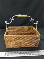 Southern Living at Home Abington rattan caddy