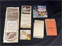 Vintage paper goods
