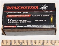 50 ROUNDS WINCHESTER HE17 WINCHESTER SUPER MAG