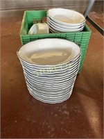 55 Oval Bowls w/ Crate - 9 x 7 x 2