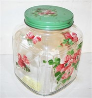 Decorated Country Store Countertop Jar 8.5"H
