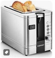 Chefman 2-slice Digital Toaster, Pop-up,