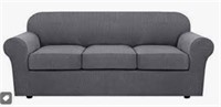 4 Piece Stretch Sofa Covers For 3 Cushion Couch