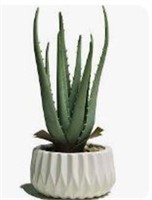 Suntimber Artificial Fake Plant Decor,aloe Faux