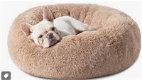 Bedsure Long Plush Calming Dog Bed - Washable