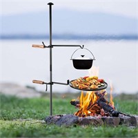 ZeroPone Adjustable Swivel Campfire Grill