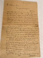 1902 Letter