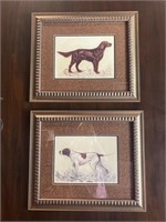 FRAMED AND MATTED DOG PRINT