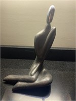 DECORATIVE MODERN SITTING WOMAN FIGURE