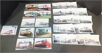 TRAIN POSTCARDS AND PICTURES 1970'S