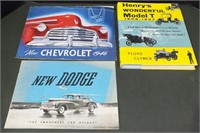 1946 CHEVY,DODGE AND FORD ADVERTISING`