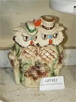 McCoy pottery owls cookie jar