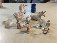 Lot of 8 Unicorn Figurines.