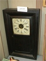 Antique Seth Thomas clock with weights and key