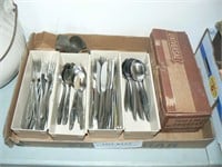 Mid century stainless flatware sets, Universal