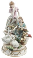 RICHARD KLEMM DRESDEN PORCELAIN FIGURE GROUP