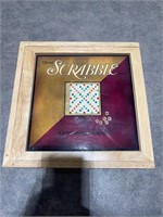 Scrabble in wood case