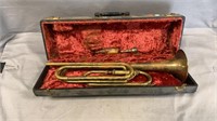 Vintage Trumpet, Stamped W.F.L. Drum Co.,