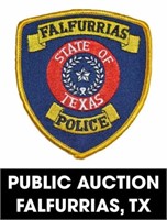 Falfurrias Police Department online auction 3/21/2023