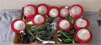 Tray Of Vintage Car/Truck Tail Light Covers And