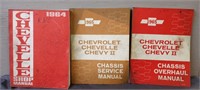 (3) Vintage 1960's Chevrolet Shop Manuals, 
As