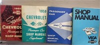 (4) Vintage 1950's-60's Chevrolet Shop Manuals,