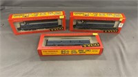 Tyco HO Scale Engines (2) and Car (1)