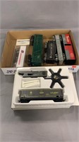 Assorted Model Train Cars, Mix of O and HO Scale