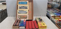 Tray Of 10 Assorted HO Scale Train Cars