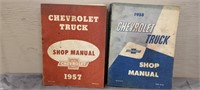 (2) Vintage 1950's Chevrolet Shop Manuals, 
As