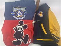 Mickey Mouse Club, Pooh, & Donald Duck jackets,