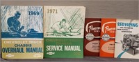 (5) Vintage Chevrolet Shop Manuals, 
As Shown In