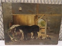 Antique Oil on Canvas