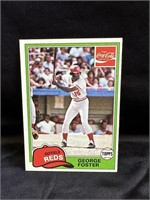 1981 Topps George Foster Reds Card