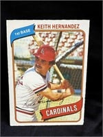 1980 Keith Hernandez Cardinals Card